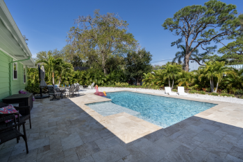 Siesta Key Palm Paradise w/ HTD SALT WATER POOL